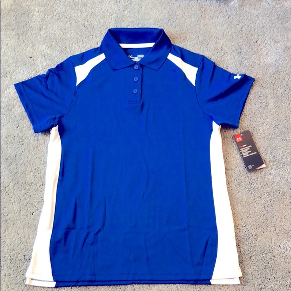 NWT Women’s Under Armour Color Block Polo Shirt - Picture 7 of 12